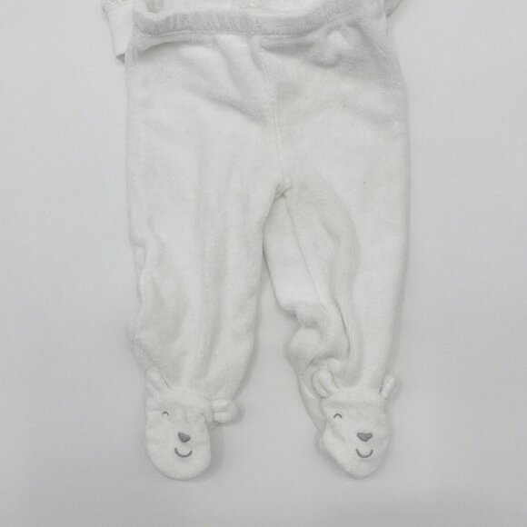 Carters Gender-Neutral Baby 3 Months 2 Piece Terry Pants Set Bear Print 1804 - Picture 2 of 6